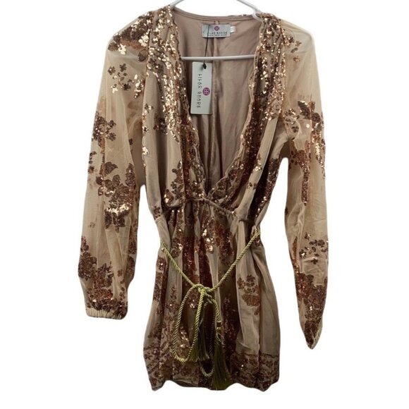 Lilac Shade Pants - Lilac Shade Women's Gold Sparkling Romper